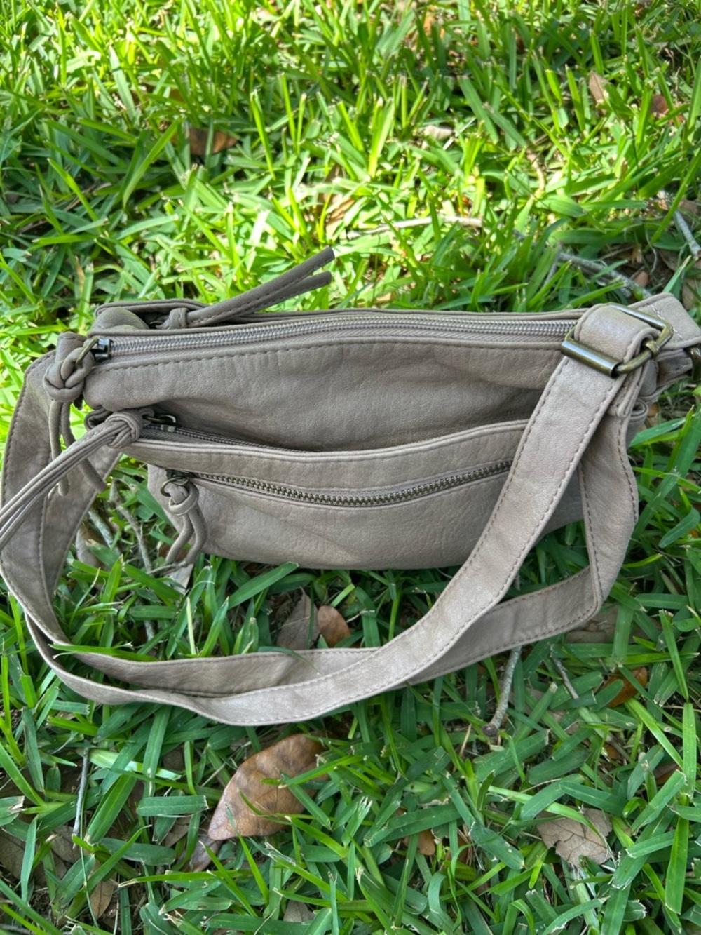 Bueno Taupe/Beige Crossbody Bag - Picture 4 of 10